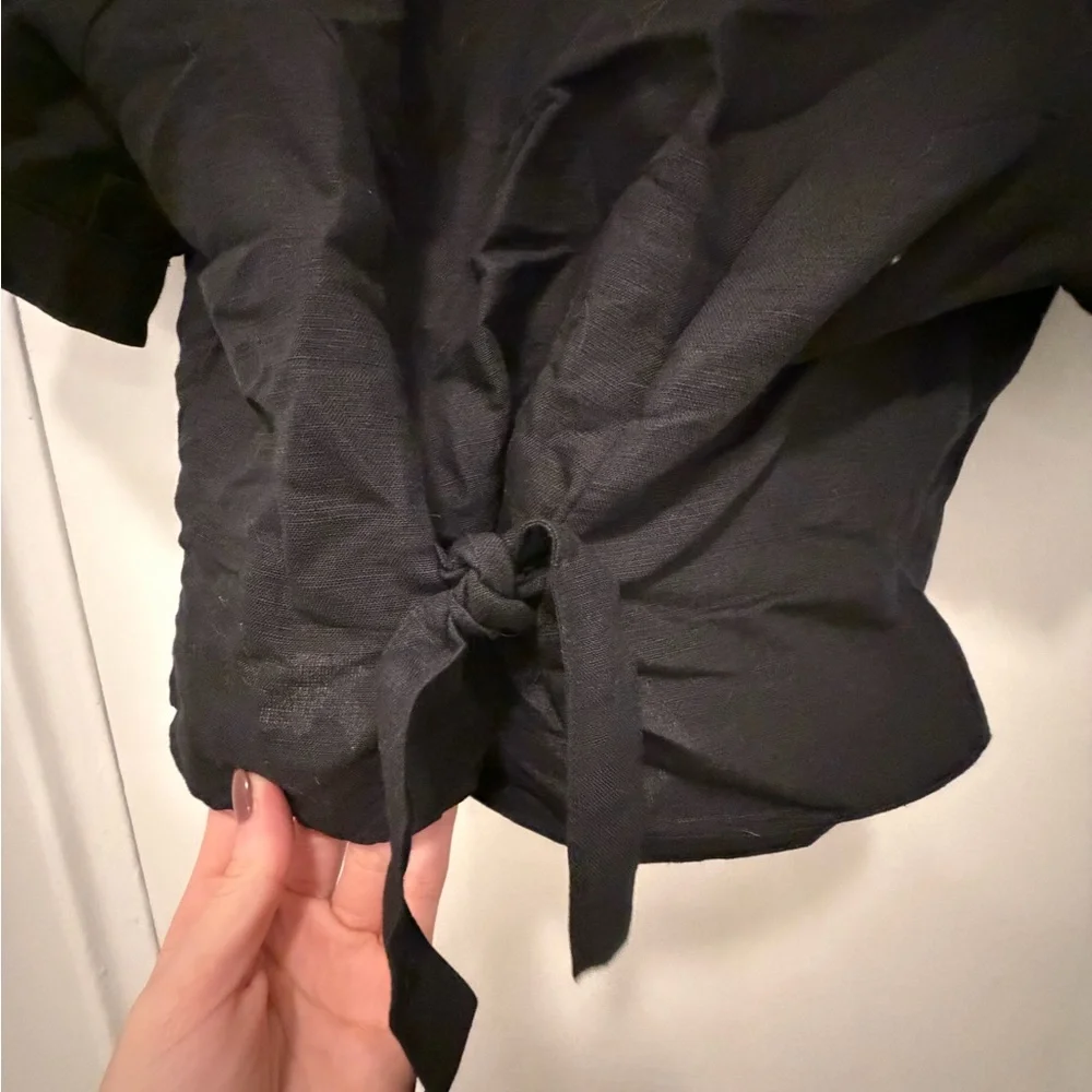 Rixo Zinia Linen Blend Top - Picture 7 of 7